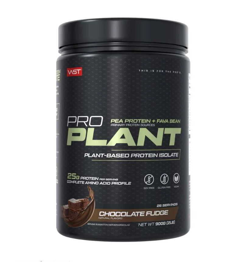Vast Sports VAST PRO PLANT Planted-Based Protein isolate 900 g augalinės kilmės baltymai : Skonis - Sūdytos karamelės