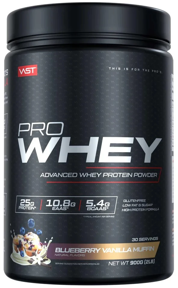 Vast Sports VAST PRO WHEY 900 g baltymai + gertuvė dovanų : Skonis - Kokosinių ledų