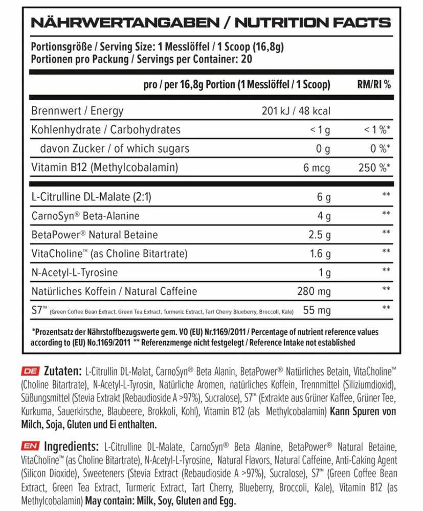 Vast Sports VAST V8 Total Energy 20 porc. : Skonis - Citrininis