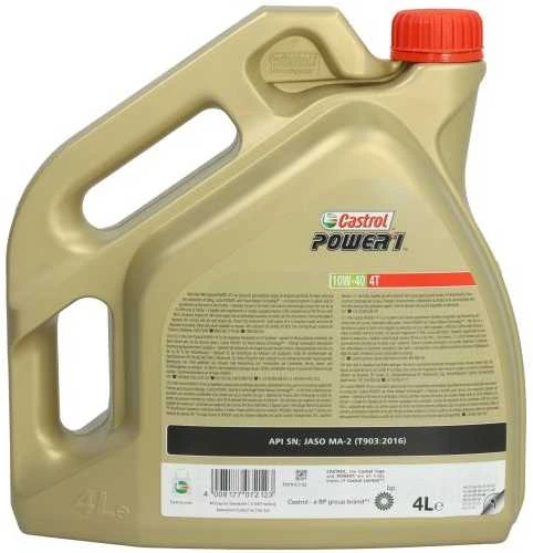 Alyva motociklams Castrol Power 1 10W40, 4L