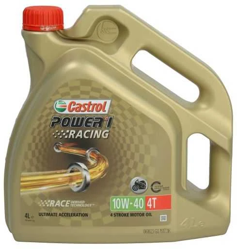 Alyva motociklams Castrol Power 1 Racing 10W40, 4L