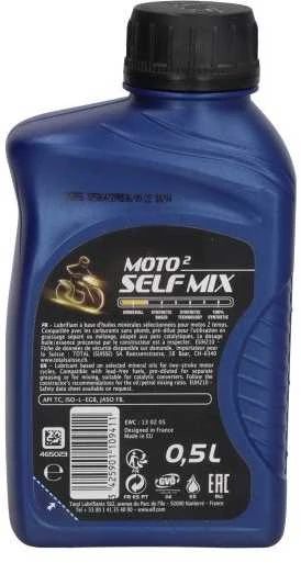Alyva motociklams ELF MOTO 2 SELF MIX, 0,5L
