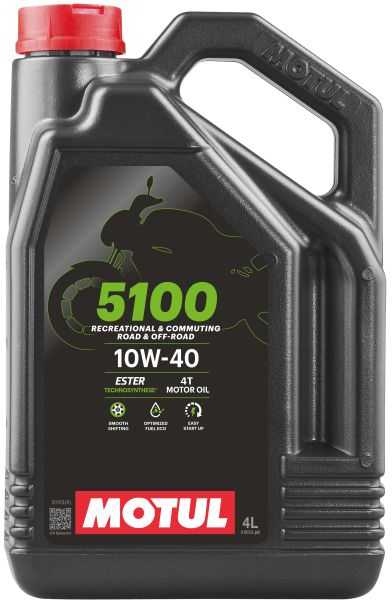Alyva MOTUL 5100 4T 10W40 4ltr (104068)