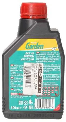 Alyva MOTUL GARDEN 4T SAE 30 0,6ltr (106999)