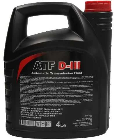 Champioil Transmisinė alyva Chempioil ATF D-III, 4L