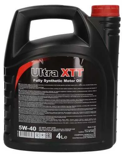 Champioil Variklio alyva Chempioil Ultra XTT 5W40, 4L