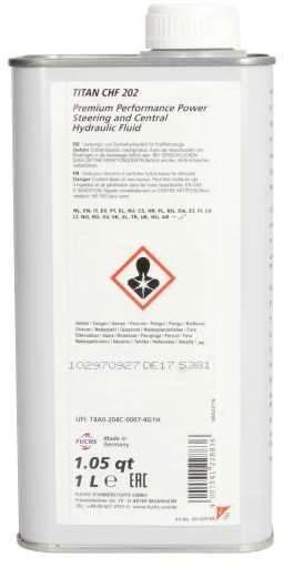 Fuchs Oil Transmisinė alyva Fuchs Titan CHF 202, 1L