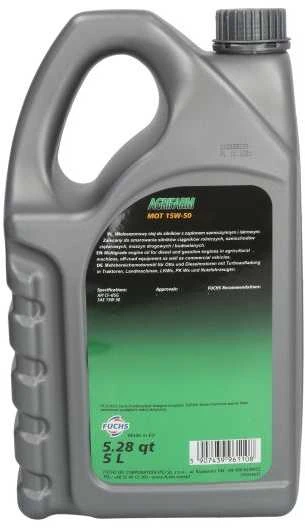 Fuchs Oil Variklio alyva Fuchs Agrifarm MOT 15W50, 5L