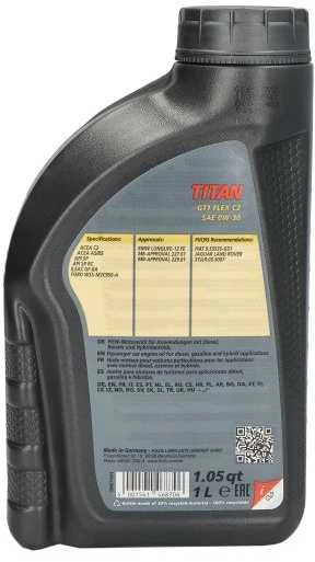 Fuchs Oil Variklio alyva Fuchs Titan GT1 F.C2 0W30, 1L