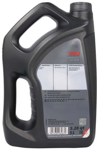 Fuchs Oil Variklio alyva Fuchs Titan SUP.C3 5W40, 5L
