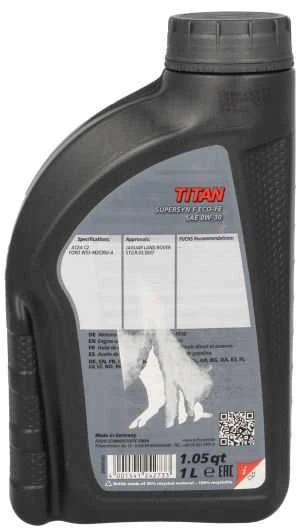 Fuchs Oil Variklio alyva Fuchs Titan SUP.F ECOFE 0W30, 1L