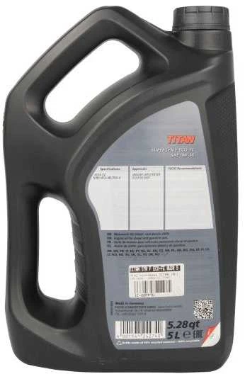 Fuchs Oil Variklio alyva Fuchs Titan SUP.F ECOFE 0W30, 5L