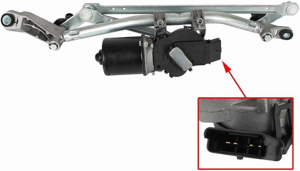 NTY Valytuvų mechanizmas su varikliuku Nissan Qashqai J10 2006-2013