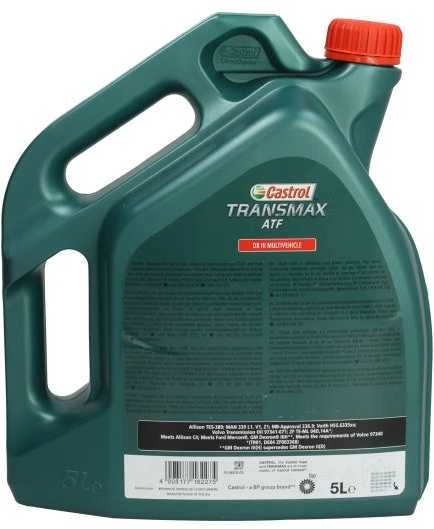 Transmisinė alyva Castrol Transmax DEX III MV, 5L