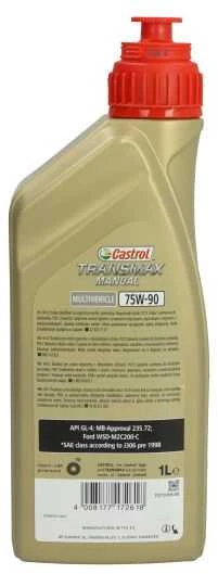 Transmisinė alyva Castrol Transmax M. MV 75W90, 1L