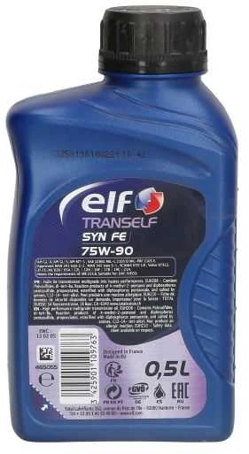 Transmisinė alyva ELF TRANS. SYN FE 75W90, 0,5L
