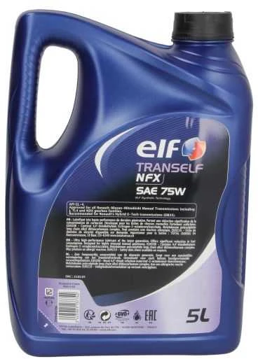 Transmisinė alyva ELF TRANSELF NFX 75W, 5L