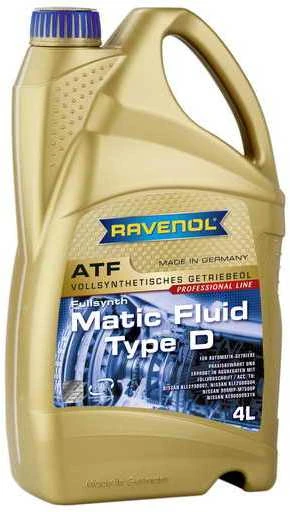 Transmisinė alyva Ravenol ATF MATIC TYPE D, 4L