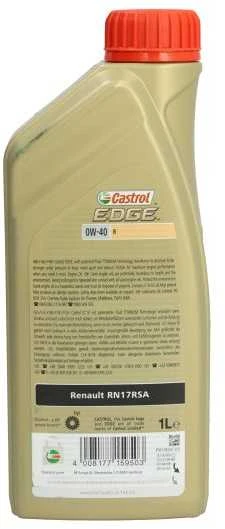 Variklinė alyva Castrol Edge 0W40 R, 1L