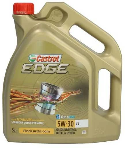 Castrol Alyva Edge Titanium FST 5W-30 sintetinė varikliams 5 L
