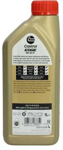 Castrol Alyva Edge Titanium FST 5W-30 sintetinė varikliams 1 L