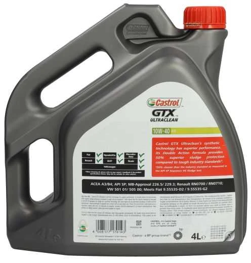 Variklinė alyva Castrol GTX 10W40 A/B, 4L