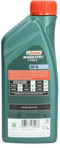 Variklinė alyva Castrol Magnatec 0W16 HYBRID, 1L