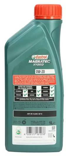 Variklinė alyva Castrol Magnatec 0W20 HYBRID, 1L