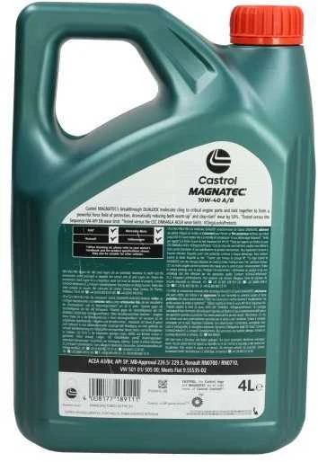 Variklinė alyva Castrol Magnatec 10W40 A/B, 4L