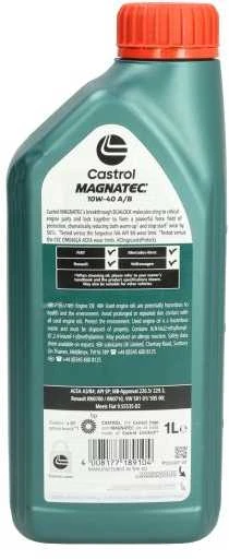 Variklinė alyva Castrol Magnatec 10W40 A/B, 1L