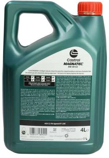 Variklinė alyva Castrol Magnatec 5W30 C2, 4L