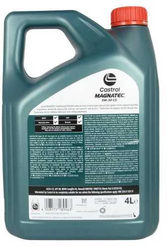 Variklinė alyva Castrol Magnatec 5W30 C3, 4L