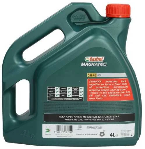 Variklinė alyva Castrol Magnatec 5W40 A3/B4, 4L