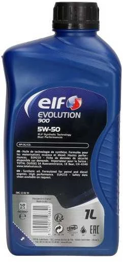 Variklio alyva ELF Evolution 900 5W50, 1L