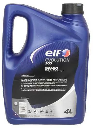 Variklio alyva ELF Evolution 900 5W50, 4L