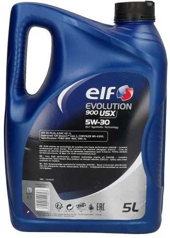 Variklio alyva ELF Evolution 900 USX 5W30, 5L