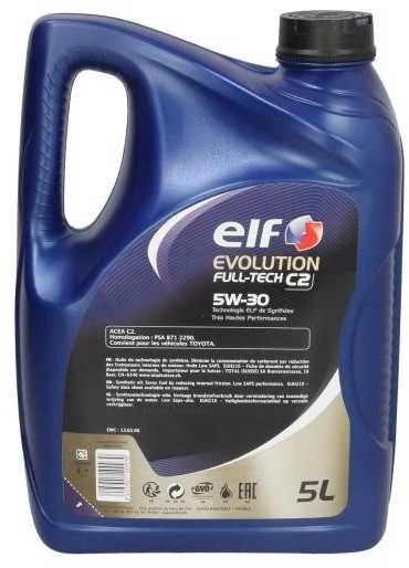 Variklio alyva ELF Evolution Fulltech C2 5W30, 5L