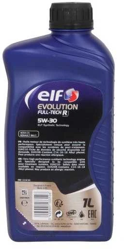 Variklio alyva ELF Evolution Fulltech R 5W30, 1L