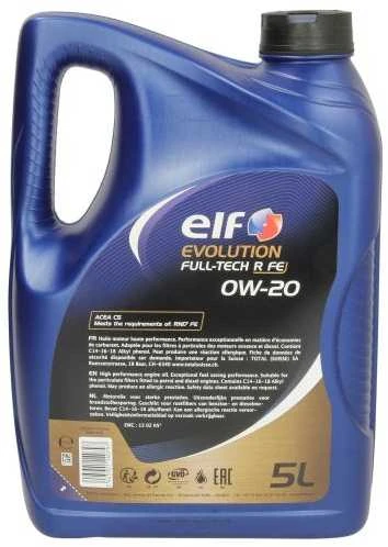 Variklio alyva ELF Evolution Fulltech R FE 0W20, 5L