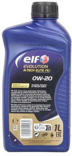 Variklio alyva ELF Evolution R-TECH ELITE 0W20, 1L