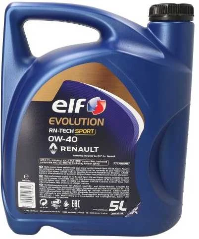 Variklio alyva ELF Evolution R-TECH SPORT 0W40, 5L