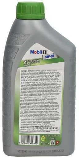 Variklio alyva Mobil 1 ESP 5W30 F-P, 1L