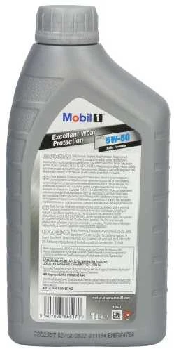 Mobil Alyva FS 5W/50 sintetinė varikliams 1 L