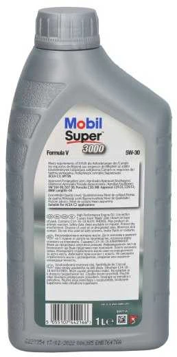 Mobil Alyva SUPER 3000 FORMULA V 5W/30 sintetinė varikliams 1 L