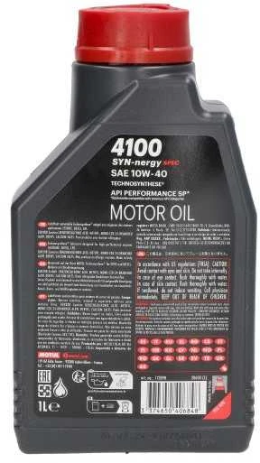 Variklio alyva Motul 4100 SYN-NER S 10W40, 1L