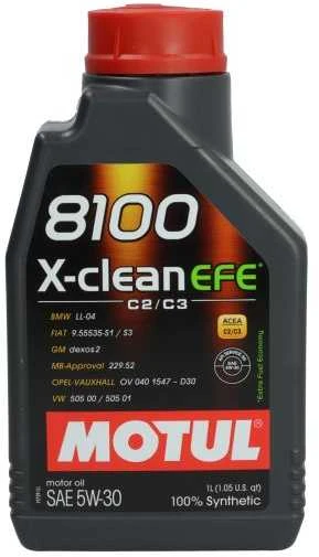Alyva MOTUL 8100 X-clean efe 5W30 1ltr (109470)