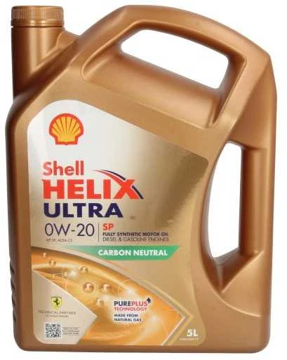 Variklio alyva Shell Helix Ultra SP C5 0W20, 5L