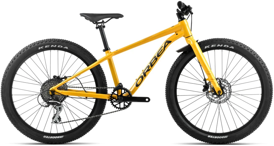 Vaikiškas dviratis Orbea MX 24 Team Disc Mango/Juodas