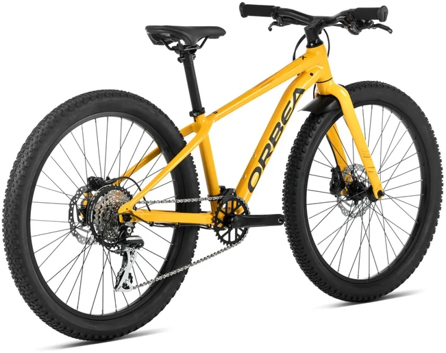 Vaikiškas dviratis Orbea MX 24 Team Disc Mango/Juodas