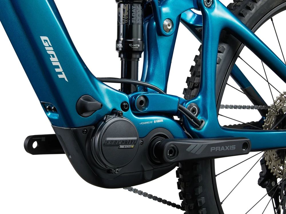 Elektrinis kalnų dviratis Giant Trance X Advanced E+ Elite 2 | spalva: Gloss Sea Sparkle | dydis: L